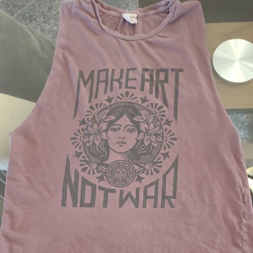 Obey Pink and Black 'Make Art Not War' Print - Picture 3 of 4